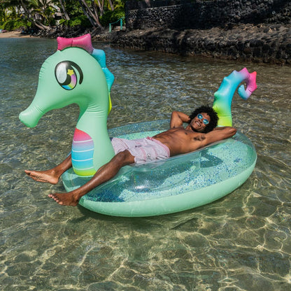 Flotador inflable de piscina gigante | Unicornio | Dragón | Caballito de Mar