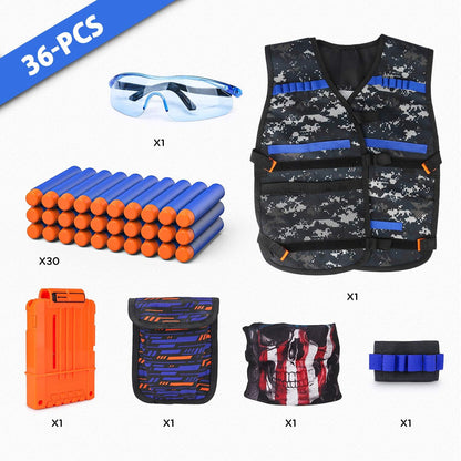 Kit de 1 y 2 chalecos tácticos para dardos Nerf