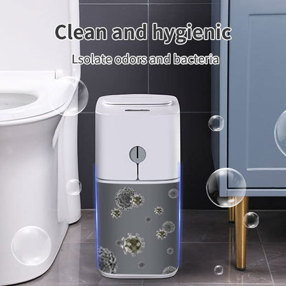 Basurero de baño (15 Litros) impermeable, con sensor de movimiento