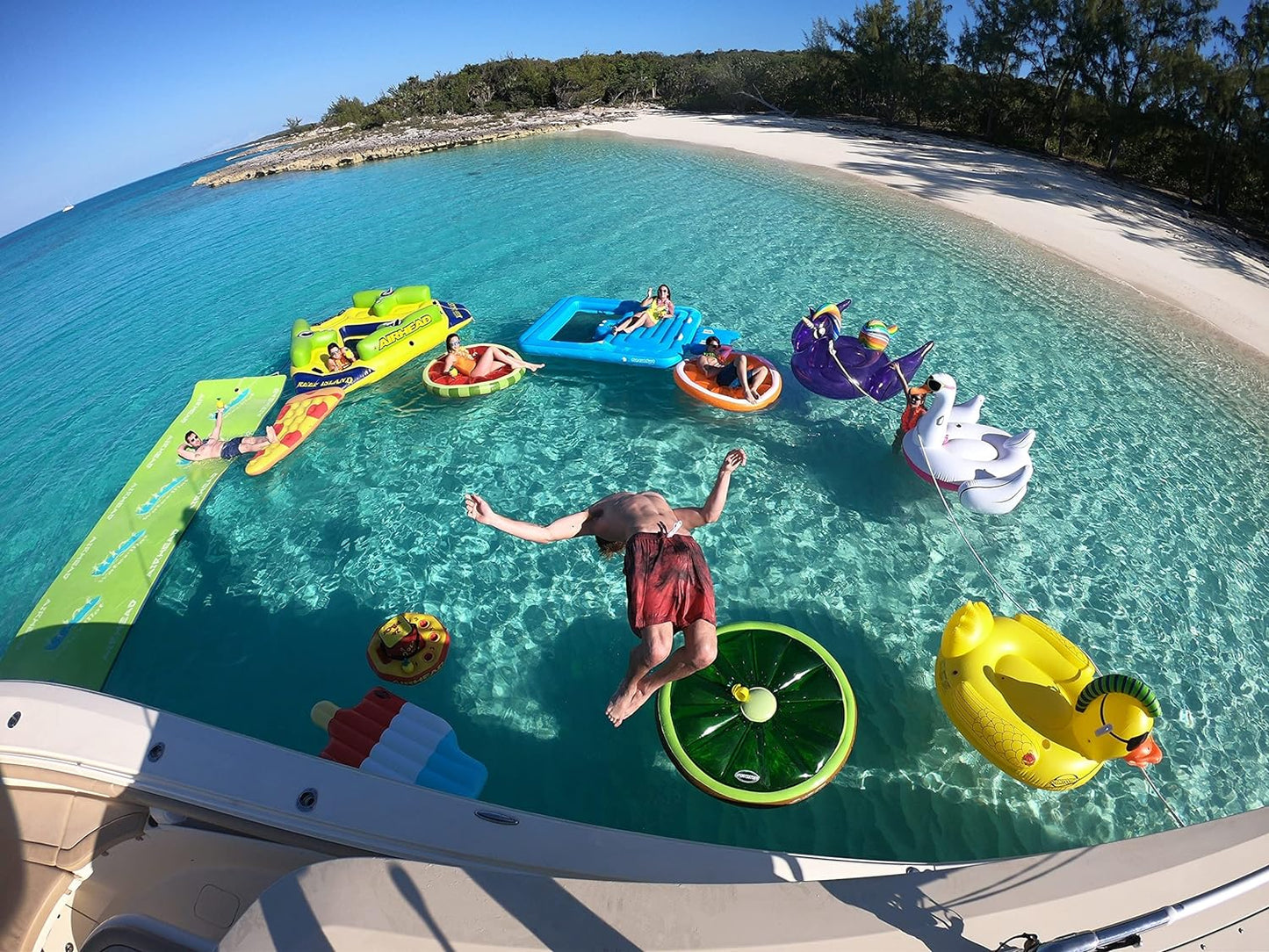 Cooler flotante para piscina o lago