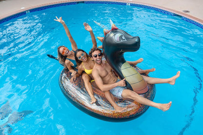 Flotador inflable de piscina gigante | Unicornio | Dragón | Caballito de Mar