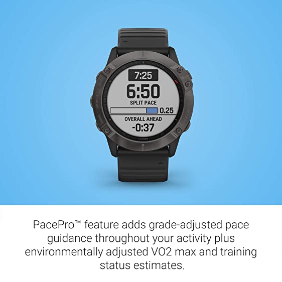 Garmin - Fenix 6X Sapphire