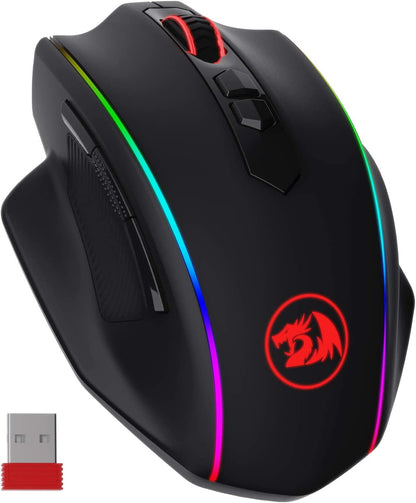 Mouse inalámbrico para juegos | 16000 DPI con sensor profesional | RGB