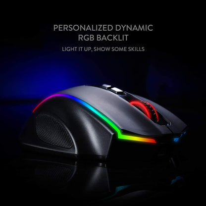 Mouse inalámbrico para juegos | 16000 DPI con sensor profesional | RGB