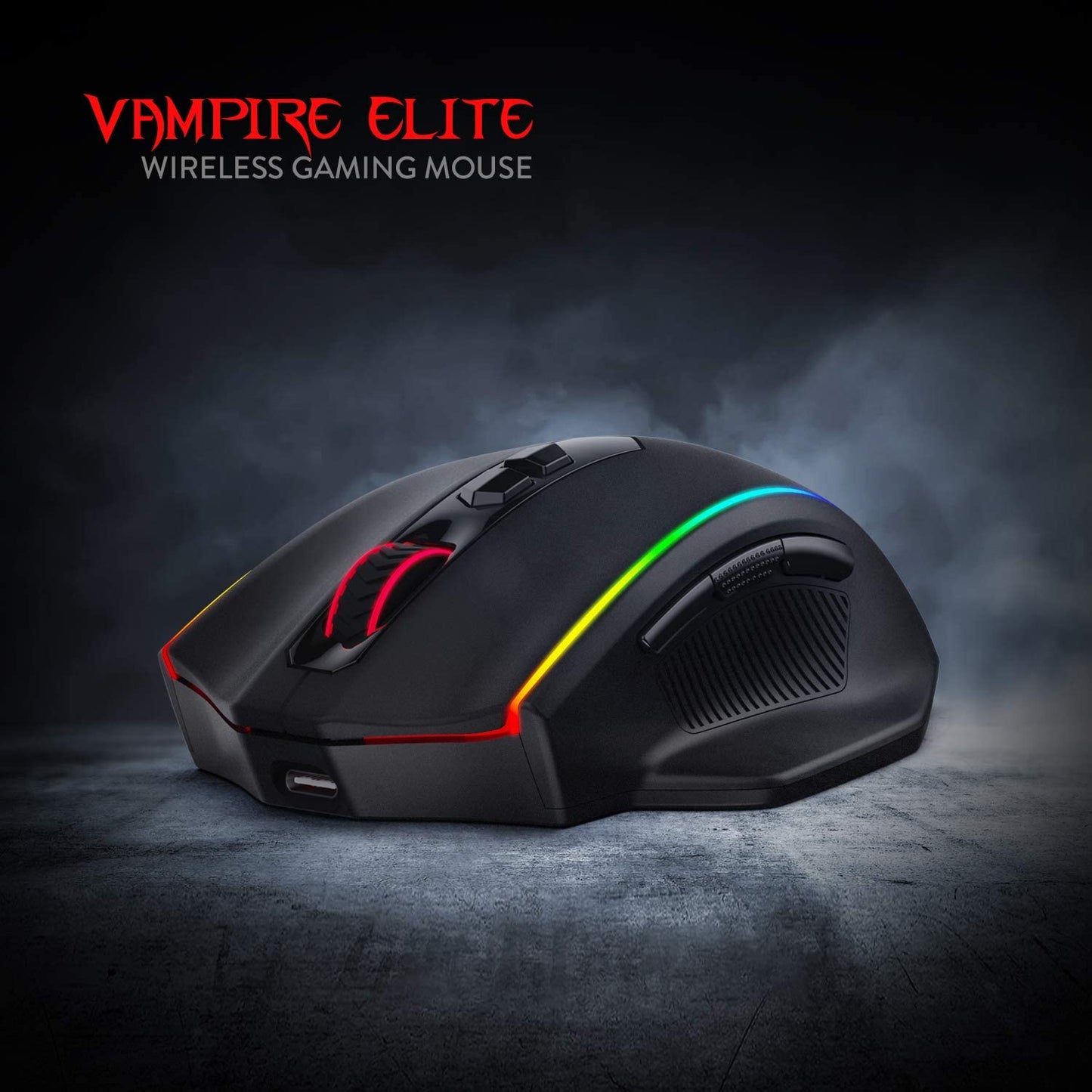 Mouse inalámbrico para juegos | 16000 DPI con sensor profesional | RGB