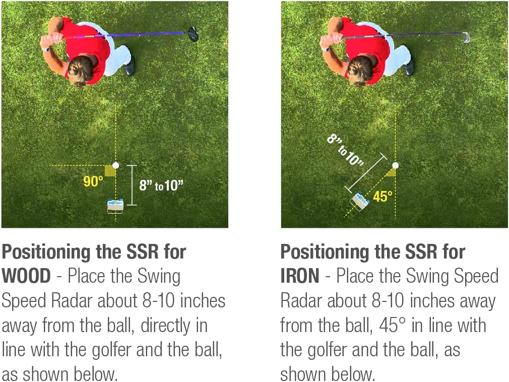 Radar de velocidad golf | Herramienta de entrenamiento