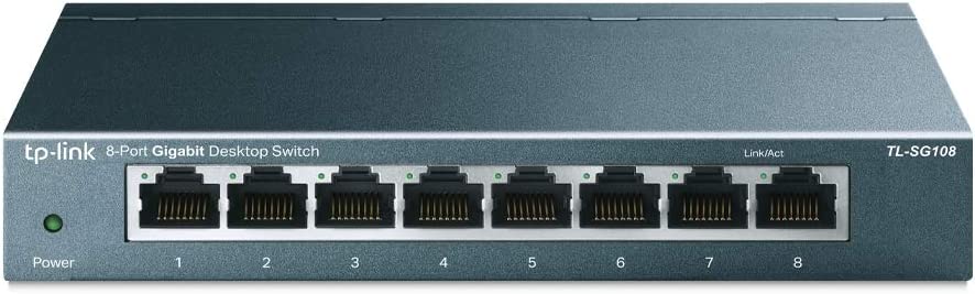 TP-Link Switch de red 8 puertos gigabit | TL-SG108